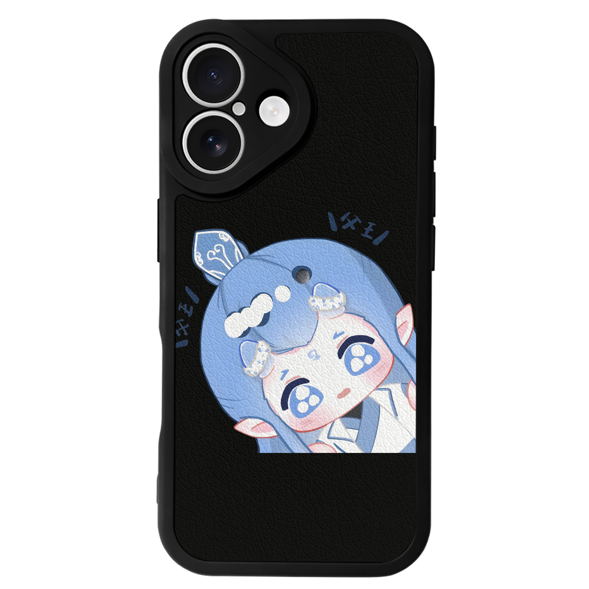 （画像用） Ne Zha 2 ナタ 魔童の大暴れ 【iPhone 16シリーズ対応】シリコンスマホケース（レザー調） 材質：シリコン